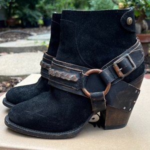 Freebird by Steven Shoes El Paso Booties Black 6